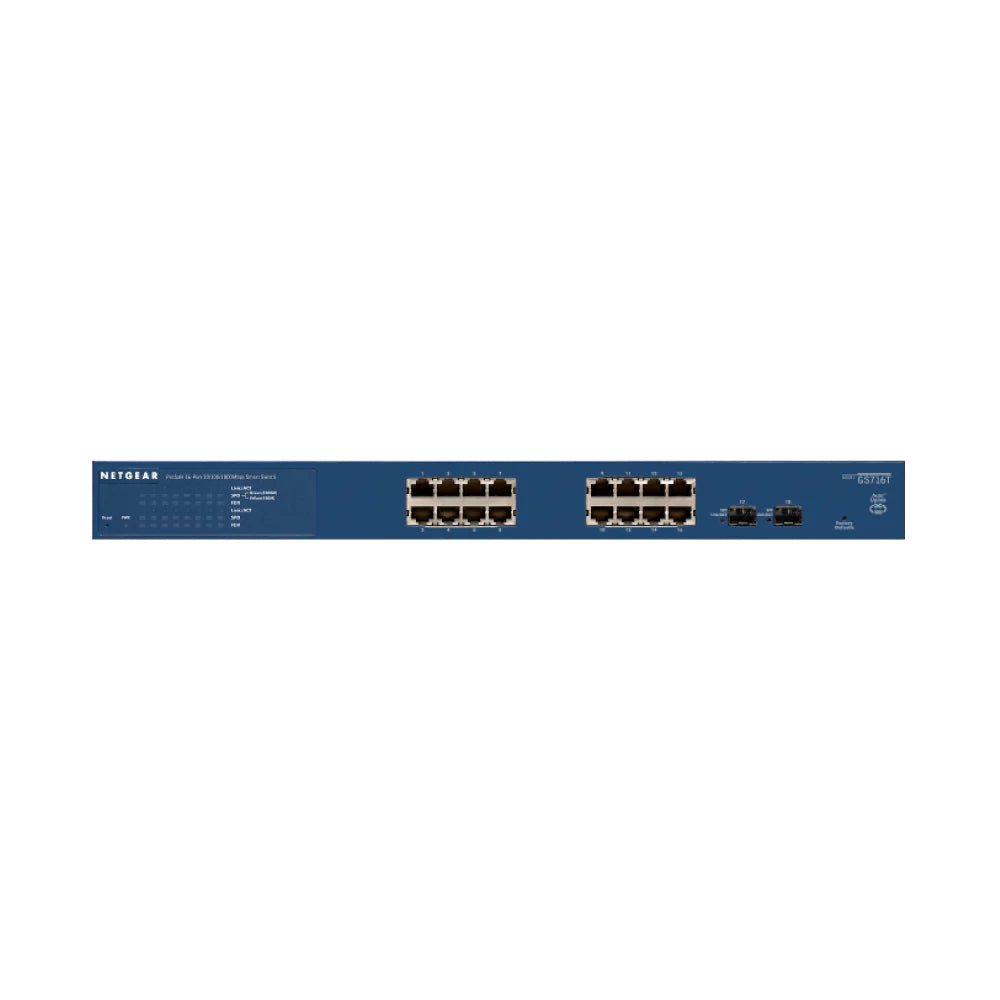 Netgear GS716T 16 - Port Gigabit Smart Managed Desktop/Rack Switch - The HDDs